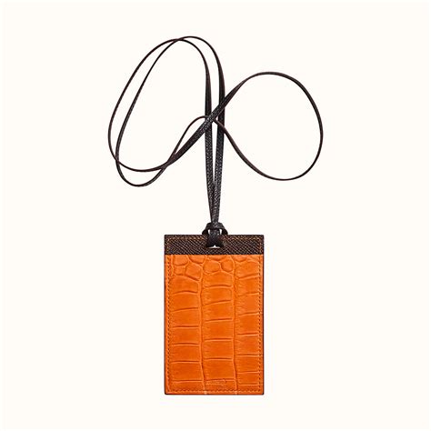 hermes card holder men's.